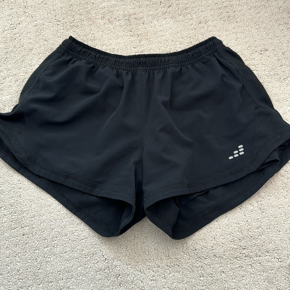 Black womens athletic shorts BCG